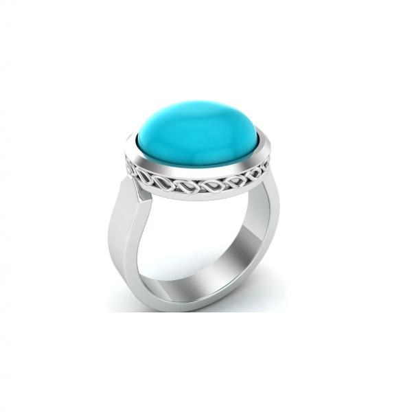 Bague turquoise argent Donia